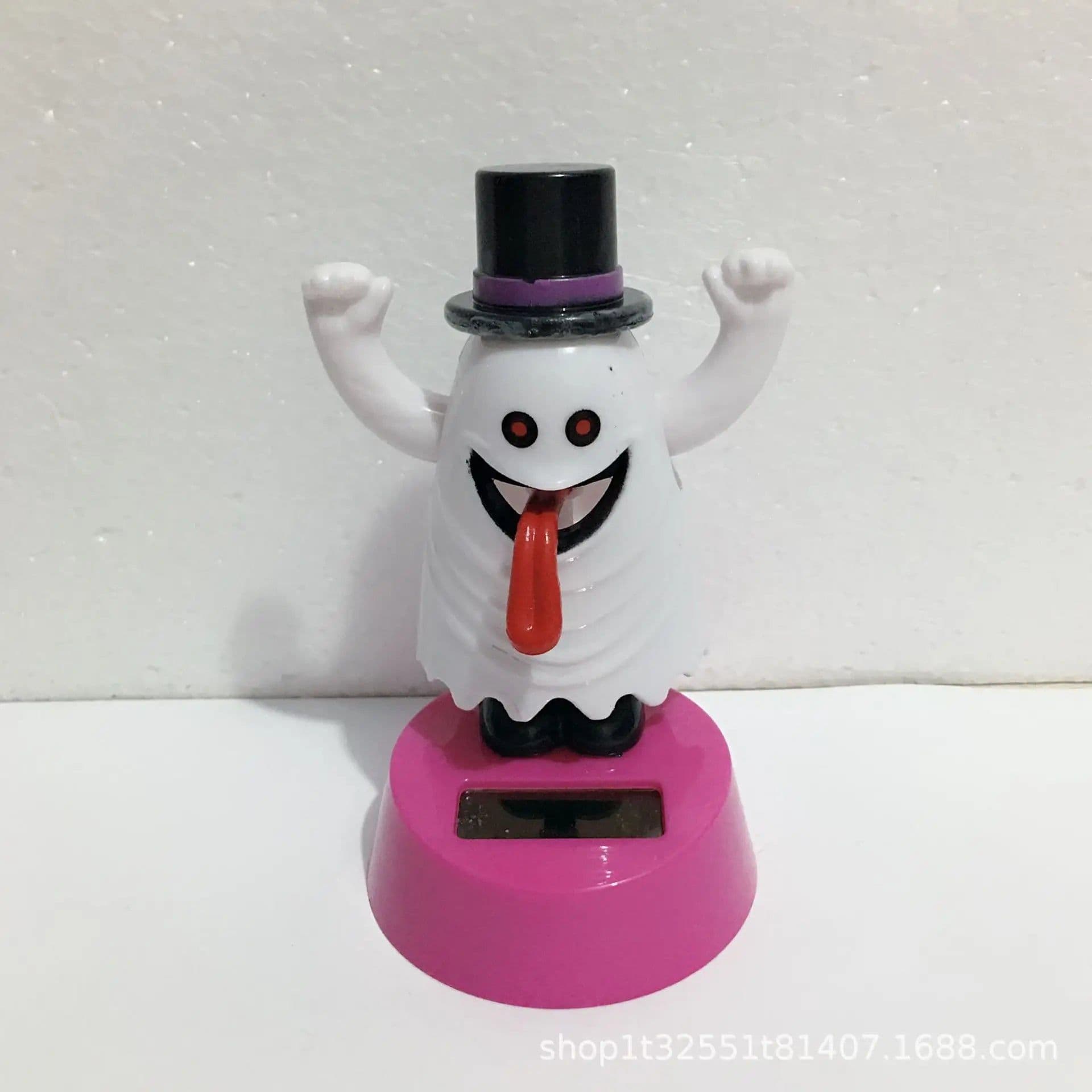 image-Solar Powered Dancing Halloween Swinging Animated Bobble Dancer Toy Car Decor Boy Girl Handcrafted Gift Birthday Present Party