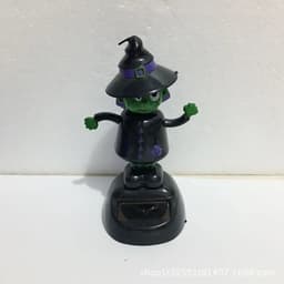 image-Solar Powered Dancing Halloween Swinging Animated Bobble Dancer Toy Car Decor Boy Girl Handcrafted Gift Birthday Present Party