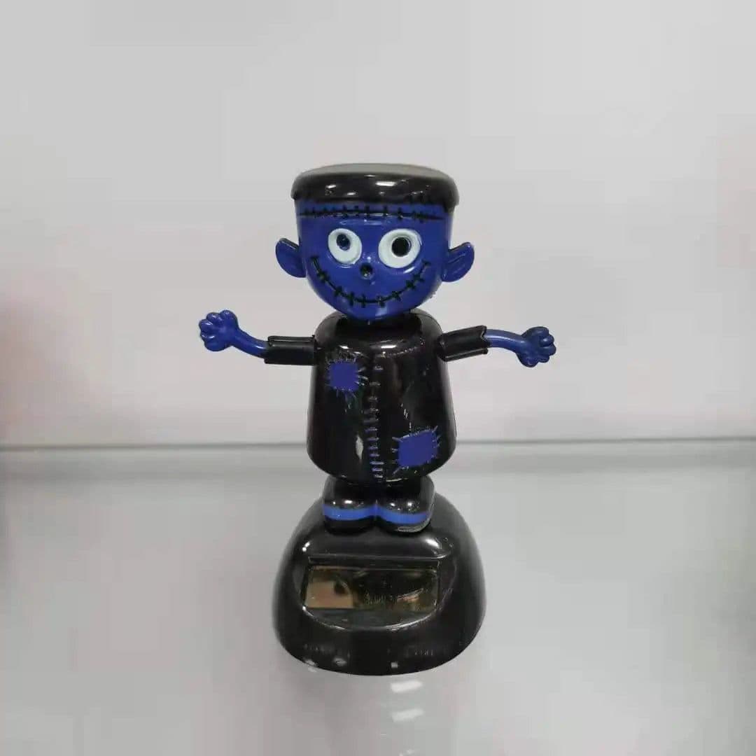 image-Solar Powered Dancing Halloween Swinging Animated Bobble Dancer Toy Car Decor Boy Girl Handcrafted Gift Birthday Present Party