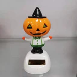 image-Solar Powered Dancing Halloween Swinging Animated Bobble Dancer Toy Car Decor Boy Girl Handcrafted Gift Birthday Present Party