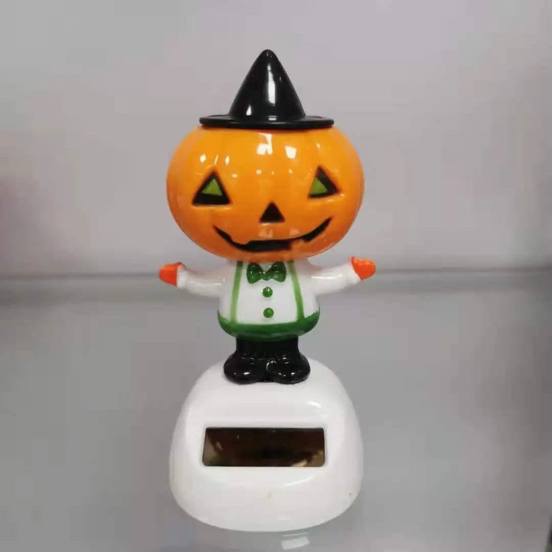 image-Solar Powered Dancing Halloween Swinging Animated Bobble Dancer Toy Car Decor Boy Girl Handcrafted Gift Birthday Present Party