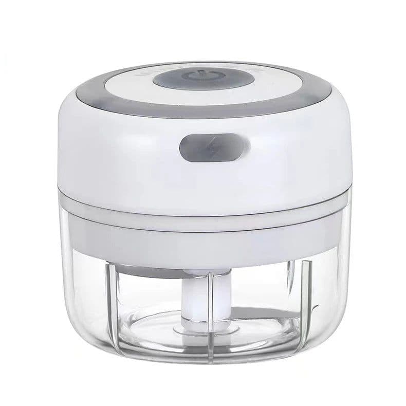 image-Mini Electric Garlic Grinder Chili Vegetable Chopper 100/250ML Wireless Portable Mixer Machine Crusher Kitchen Blender
