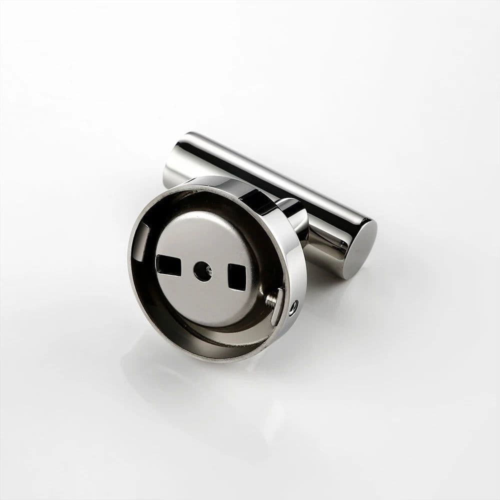 image-BagnoLux Stainless Steel Chrome Beautiful Wall Hook Toilet Paper Holder Towel Ring Bar Self-Adhesive Bathroom Accessories