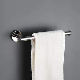 image-BagnoLux Stainless Steel Chrome Beautiful Wall Hook Toilet Paper Holder Towel Ring Bar Self-Adhesive Bathroom Accessories