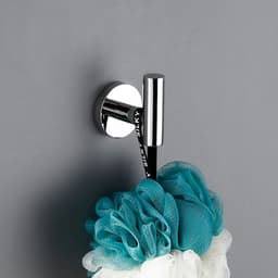 image-BagnoLux Stainless Steel Chrome Beautiful Wall Hook Toilet Paper Holder Towel Ring Bar Self-Adhesive Bathroom Accessories