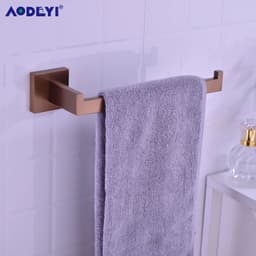 image-Bathroom Accessories Toilet Paper Holder Brushed Rose Gold Towel Hooks Stainless Steel Bedroom Wall Mount Bath Hardware Sets
