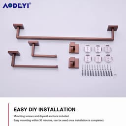 image-Bathroom Accessories Toilet Paper Holder Brushed Rose Gold Towel Hooks Stainless Steel Bedroom Wall Mount Bath Hardware Sets