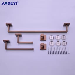 image-Bathroom Accessories Toilet Paper Holder Brushed Rose Gold Towel Hooks Stainless Steel Bedroom Wall Mount Bath Hardware Sets
