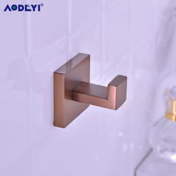 image-Bathroom Accessories Toilet Paper Holder Brushed Rose Gold Towel Hooks Stainless Steel Bedroom Wall Mount Bath Hardware Sets