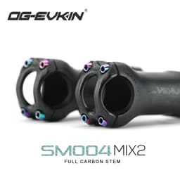 image-OG-EVKIN SM-004 T1000 Carbon MTB Bicycle Stem 6/17 Degree 31.8MM Carbon Road Bike Stem Positive and Negative Cycling Power Parts