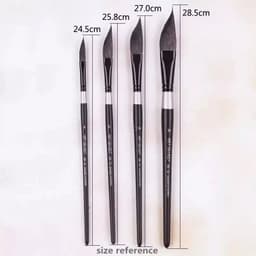 image-ArtSecret High Grade 950DS Art Artistic Painting Brushes Wooden Handle Squirrel Hair Watercolor Pen For Drawing