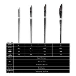 image-ArtSecret High Grade 950DS Art Artistic Painting Brushes Wooden Handle Squirrel Hair Watercolor Pen For Drawing