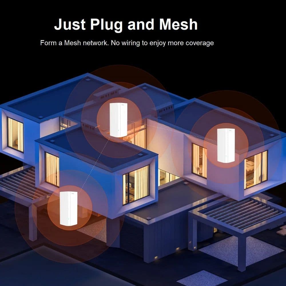 image-WIFI 6 AX3000 Mesh Router Tenda WiFi Router 2.4G 5Ghz Full Gigabit Router Tenda AC1200 Mesh system Router WIFI range Extender