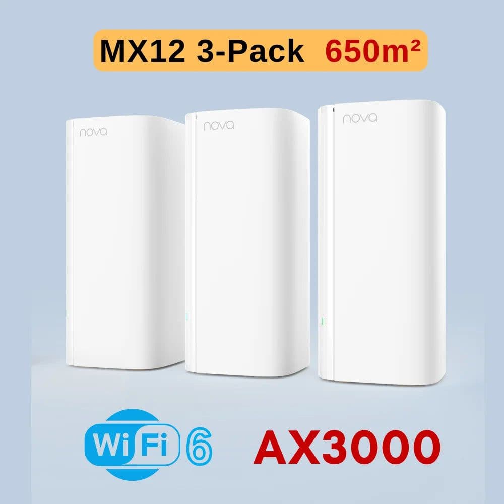 image-WIFI 6 AX3000 Mesh Router Tenda WiFi Router 2.4G 5Ghz Full Gigabit Router Tenda AC1200 Mesh system Router WIFI range Extender