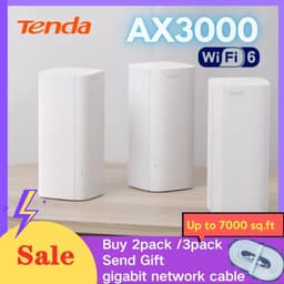 image-AX3000 WI-FI 6 Mesh wifi Router Tenda EX/MX12 WIFI6 Mesh System Router 2.4G 5Ghz 3000mbps Full Gigabit Mesh Wifi signal repeater