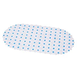 image-PVC Rectangle Anti-skid Bath Mats Soft Shower Bathroom Massage Mat Suction Cup Non-slip Bathtub Carpet Large Size Bathroom Mat