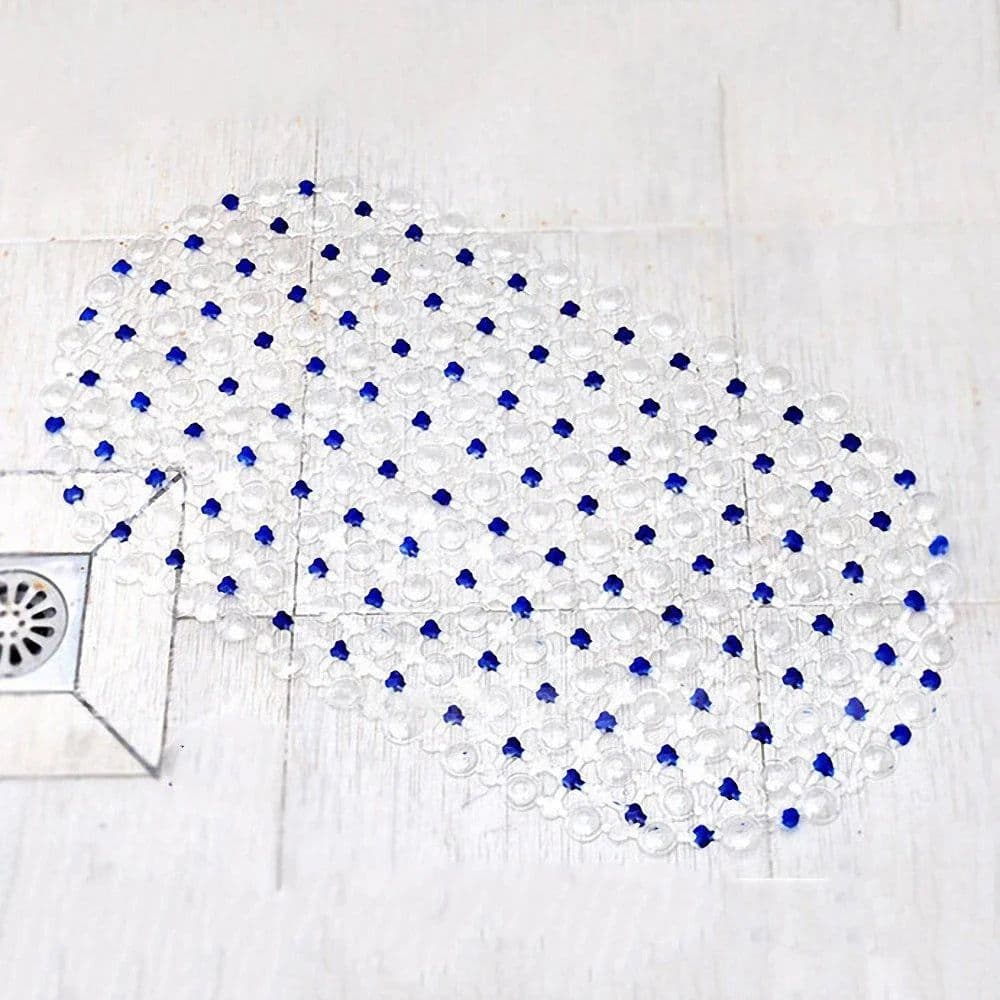 image-PVC Rectangle Anti-skid Bath Mats Soft Shower Bathroom Massage Mat Suction Cup Non-slip Bathtub Carpet Large Size Bathroom Mat