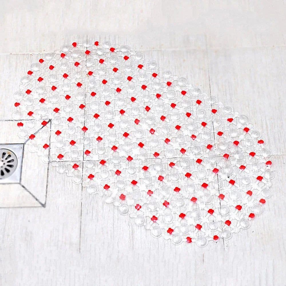 image-PVC Rectangle Anti-skid Bath Mats Soft Shower Bathroom Massage Mat Suction Cup Non-slip Bathtub Carpet Large Size Bathroom Mat