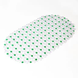 image-PVC Rectangle Anti-skid Bath Mats Soft Shower Bathroom Massage Mat Suction Cup Non-slip Bathtub Carpet Large Size Bathroom Mat
