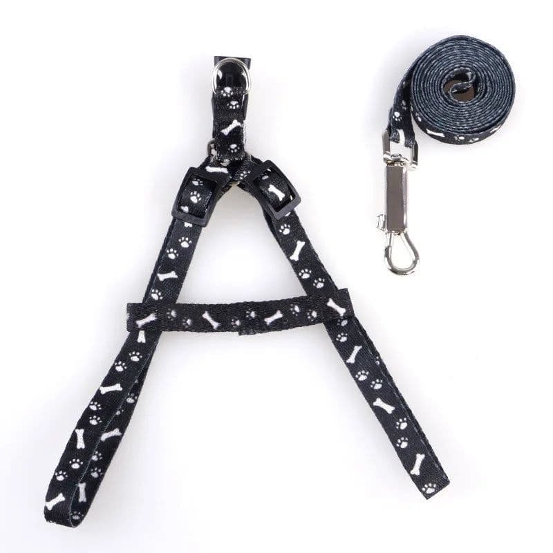 image-Cheap Small Dog Leash Puppy Leashes Teddy Pet Leash And Harness Set Cute Lead Rope Set Cat Kitten Leash Pet Things Decoration