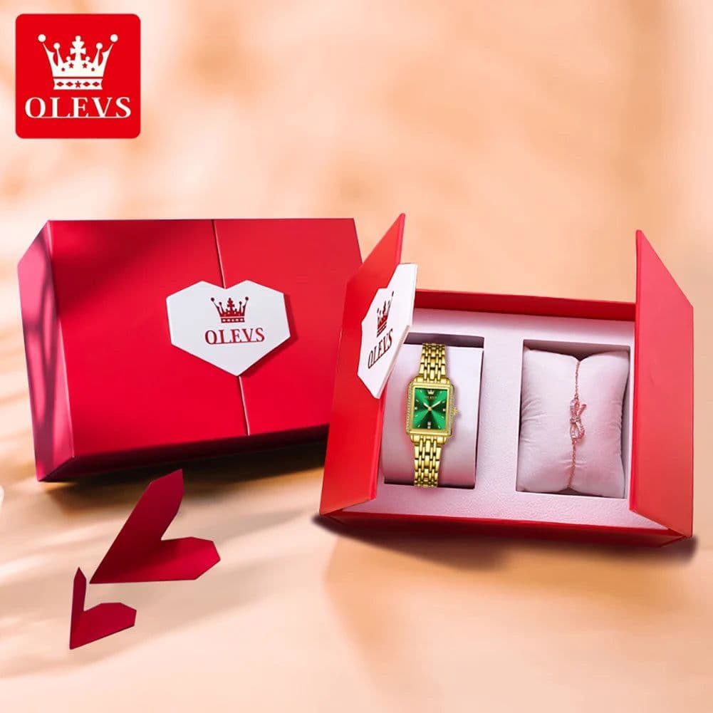 image-OLEVS 9995 Women's Watch Luxury Elegant Diamond Watch Classic Original Brand Gold Stainless Steel Waterproof Women Quartz Watch