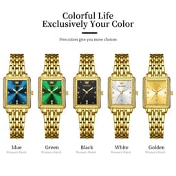 image-OLEVS 9995 Women's Watch Luxury Elegant Diamond Watch Classic Original Brand Gold Stainless Steel Waterproof Women Quartz Watch