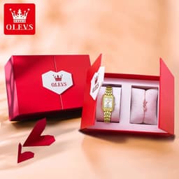image-OLEVS 9995 Women's Watch Luxury Elegant Diamond Watch Classic Original Brand Gold Stainless Steel Waterproof Women Quartz Watch
