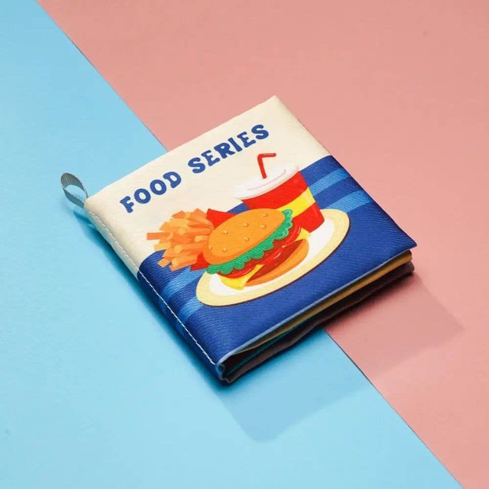image-Sound Paper Baby Cloth Book Cute PET Traffic Infant Quiet Book Learning Cognition Toy Fruit Baby