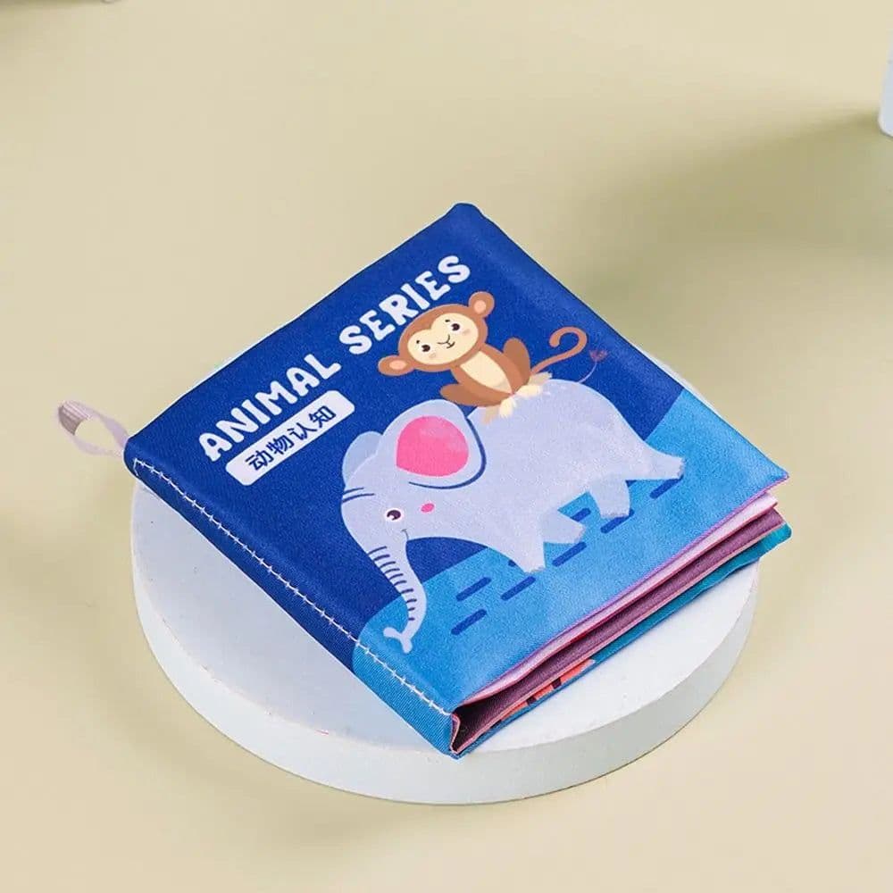 image-Sound Paper Baby Cloth Book Cute PET Traffic Infant Quiet Book Learning Cognition Toy Fruit Baby