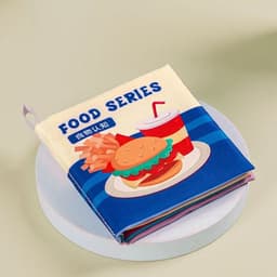 image-Sound Paper Baby Cloth Book Cute PET Traffic Infant Quiet Book Learning Cognition Toy Fruit Baby