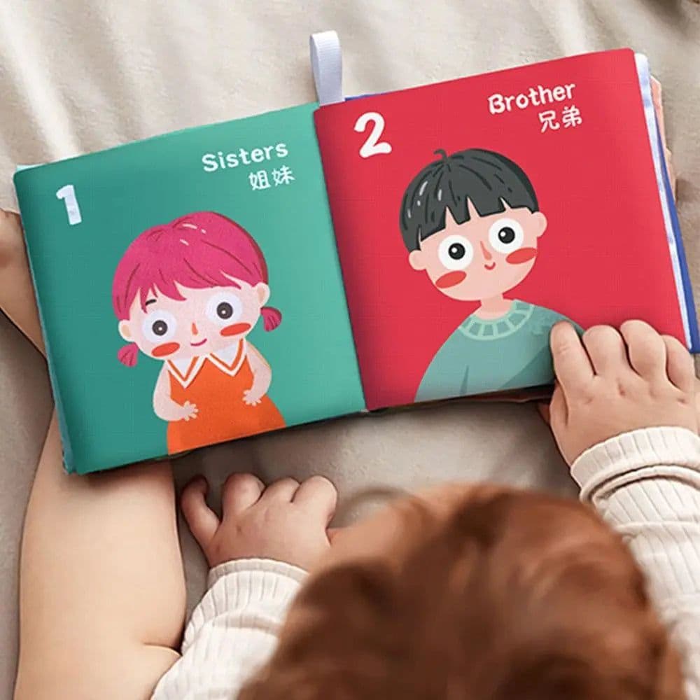 image-Sound Paper Baby Cloth Book Cute PET Traffic Infant Quiet Book Learning Cognition Toy Fruit Baby