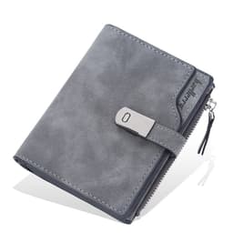 image-New Women Short Wallets Magnetic Buckle Free Name Engraving Top Quality Card Holder Female Purse Zipper Wallet For Girl