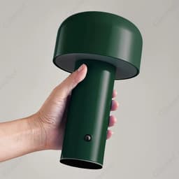 image-Italian Designer Mushroom Table Lamp Night Light Portable Cordless Touch Rechargeable Decor Lamp USB Bedside Lamp Desktop Lamp
