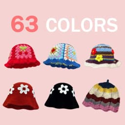 image-Handmade Knitted Bucket Hat - Sexikinis Swim