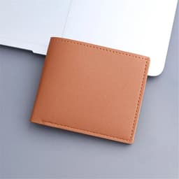 image-New Style Mini Thin Men Wallet Card Holder Men'S Purse Coin Pouch Id Card Holder Short Canvas Card Holder Wallet