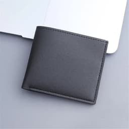 image-New Style Mini Thin Men Wallet Card Holder Men'S Purse Coin Pouch Id Card Holder Short Canvas Card Holder Wallet