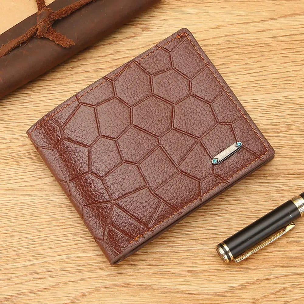 image-New Style Mini Thin Men Wallet Card Holder Men'S Purse Coin Pouch Id Card Holder Short Canvas Card Holder Wallet