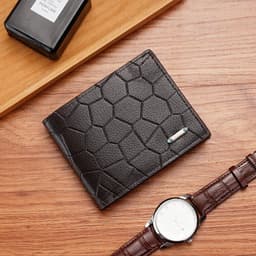 image-New Style Mini Thin Men Wallet Card Holder Men'S Purse Coin Pouch Id Card Holder Short Canvas Card Holder Wallet