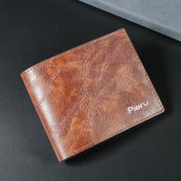 image-New Style Mini Thin Men Wallet Card Holder Men'S Purse Coin Pouch Id Card Holder Short Canvas Card Holder Wallet