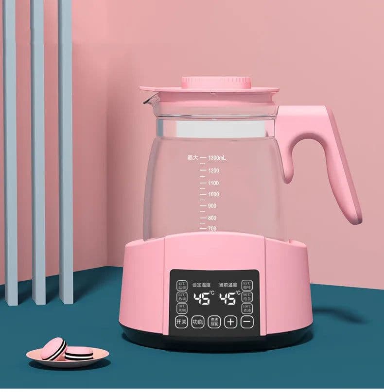 image-1.2L Infant Thermostatic Milk Regulator Kettle Hot Water Smart Insulation Pot Automatic Milk Warming Warm Milk Milk Powder GL41