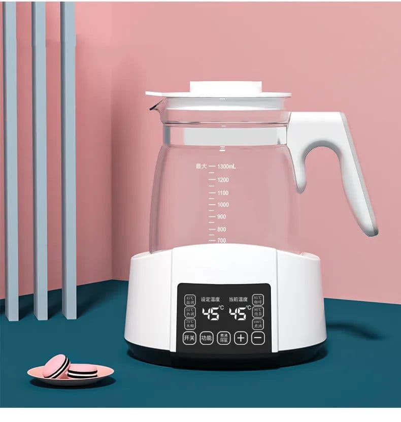 image-1.2L Infant Thermostatic Milk Regulator Kettle Hot Water Smart Insulation Pot Automatic Milk Warming Warm Milk Milk Powder GL41