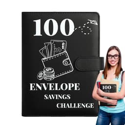 image-100 Day Savings Challenge Binder A5 Savings Challenge Book Motivational Process To Save 5050 Dollars For Journey Funds Pay Off
