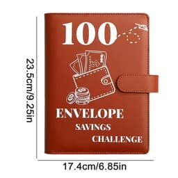 image-100 Day Savings Challenge Binder A5 Savings Challenge Book Motivational Process To Save 5050 Dollars For Journey Funds Pay Off