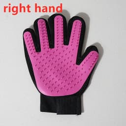 image-Pet Glove Cat Grooming Glove Cat Hair Deshedding Brush Gloves Dog Comb for Cats Bath Hair Remover Clean Massage Brush For Animal