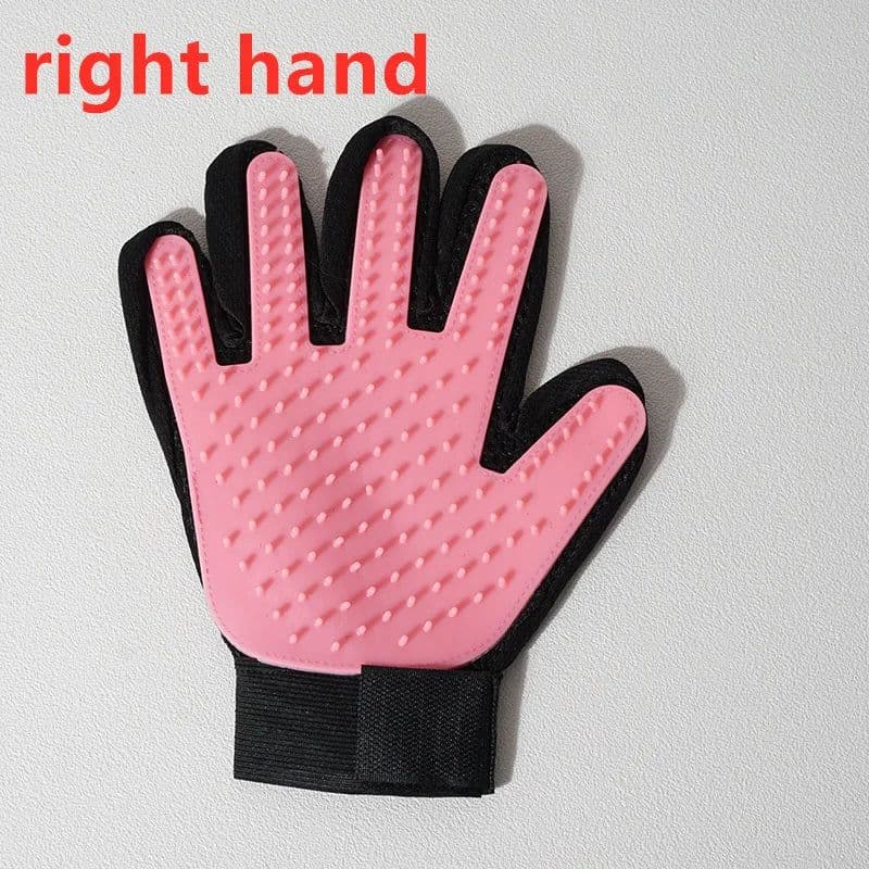 image-Pet Glove Cat Grooming Glove Cat Hair Deshedding Brush Gloves Dog Comb for Cats Bath Hair Remover Clean Massage Brush For Animal