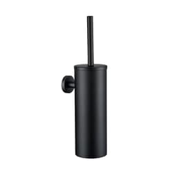 image-Bagnolux Stainless Steel Gray Round With Protective Bucket Toilet Brush WC Durable Type Bathroom Accessories