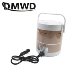 image-DMWD 12V 24V Mini Car Truck Rice Cooker Soup Porridge Cooking Machine Food Steamer Electric Heating Lunch Box Meal Heater Warmer