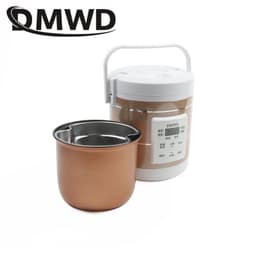 image-DMWD 12V 24V Mini Car Truck Rice Cooker Soup Porridge Cooking Machine Food Steamer Electric Heating Lunch Box Meal Heater Warmer