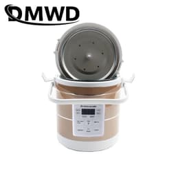 image-DMWD 12V 24V Mini Car Truck Rice Cooker Soup Porridge Cooking Machine Food Steamer Electric Heating Lunch Box Meal Heater Warmer