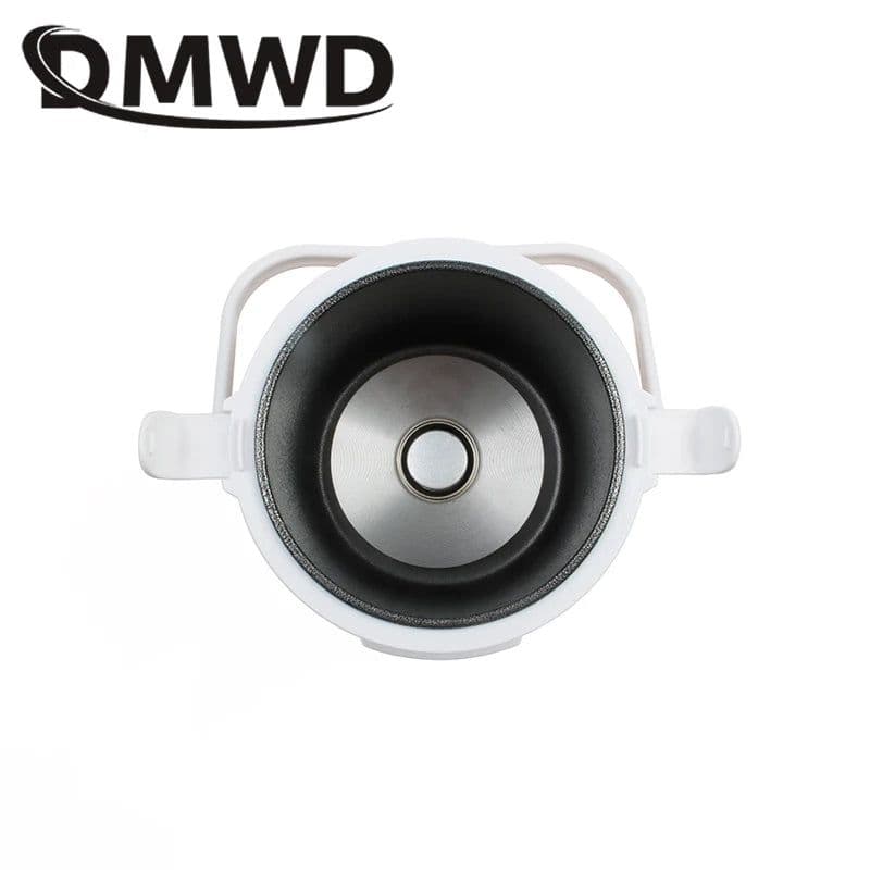 image-DMWD 12V 24V Mini Car Truck Rice Cooker Soup Porridge Cooking Machine Food Steamer Electric Heating Lunch Box Meal Heater Warmer